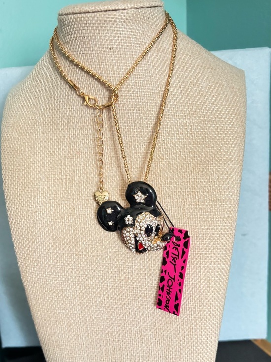 Betsey Johnson Jewelry - Betsey Johnson Mickey Head necklace NWT